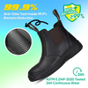 Frauen ohne Slip-Arbeit Schuhe Beste Stahlzehen ziehen Frauen Arbeitstiefel M-8025W