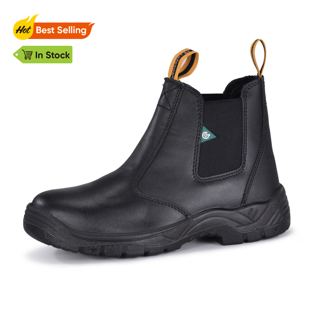 CSA Green Dreieck Sicherheitsschuhe Arbeitsstiefel mit Stahlzehen M-8025