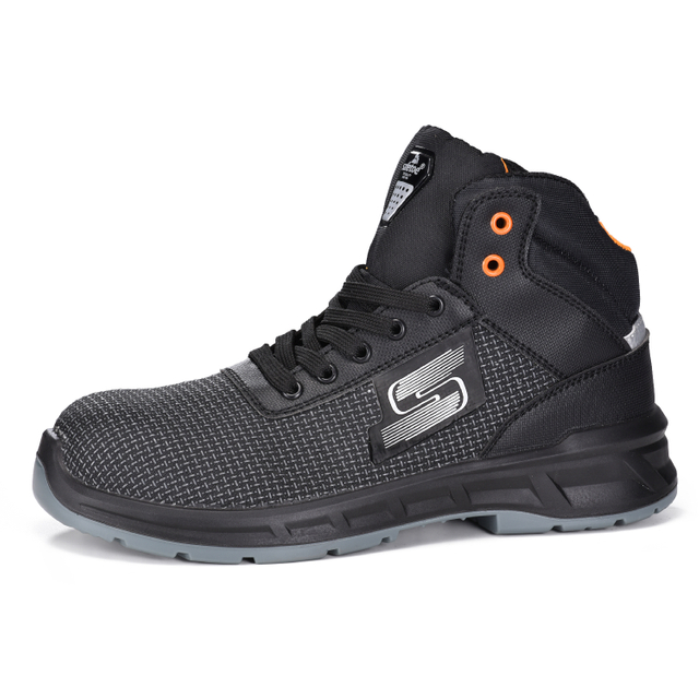 Hoch geschnittene PU-Tek Composite-Arbeitsstiefel mit Zehenkappe für Herren und Damen M-8571