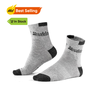Ready Stock Safetoe Bambus-Baumwoll-Crew-Socken