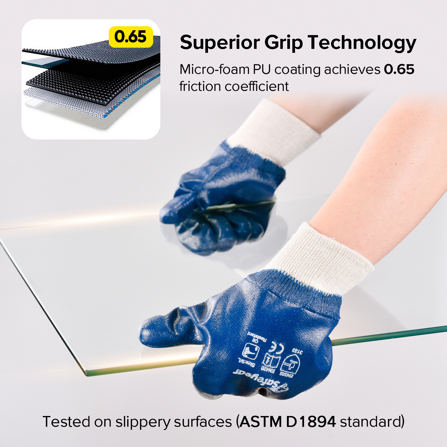Nitrilbeschichtete Sicherheits-Industriehandschuhe FD1289