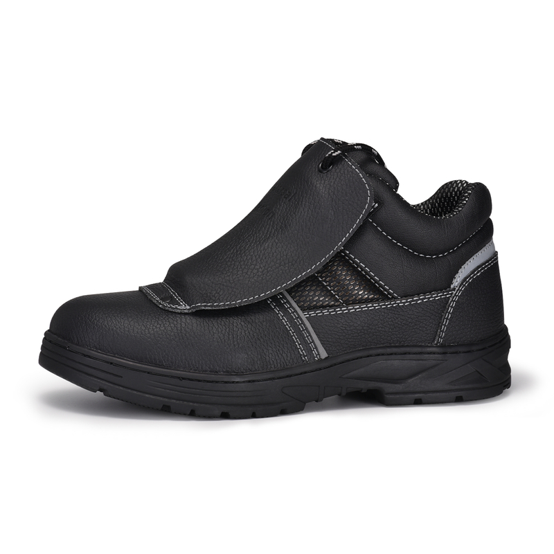 Leder-Schweißarbeitsstiefel, Industrie-Sicherheitsschuhe M-8215RB Meta
