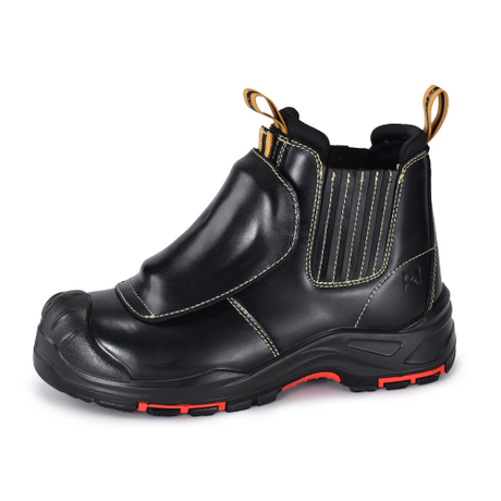 Schweißarbeitsstiefel Bergbau Sicherheitsstiefel Metall kostenlos M-8025NBK MP