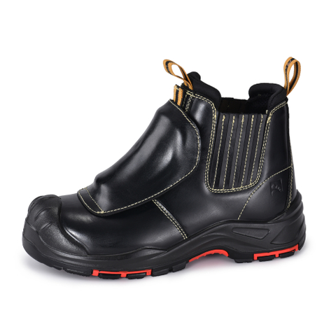 Schweißarbeitsstiefel Bergbau Sicherheitsstiefel Metall kostenlos M-8025NBK MP
