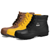 Niedrige Herren-Regenstiefel W-6050 Braun SteelGuarder