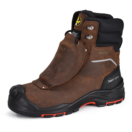 Ölbeständige Arbeitsstiefel Schweißschweißstiefel H-9552 Mittelfußmutkettensal 