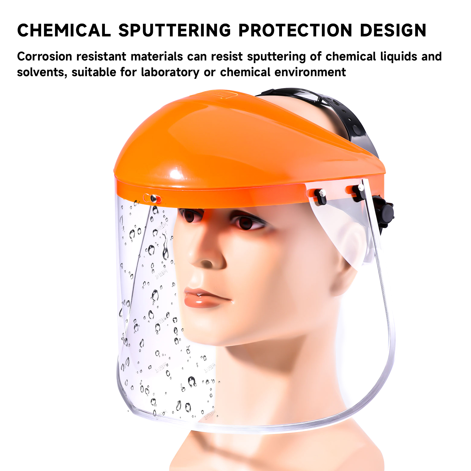 Konstruktionssicherheit Gesichtsschild M-5002 Orange