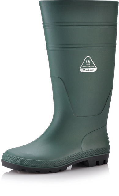 PVC Gum Regenstiefel W-6036 Grün