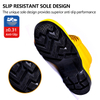 Stahlzehen Regenstiefel W-6050 Gelb