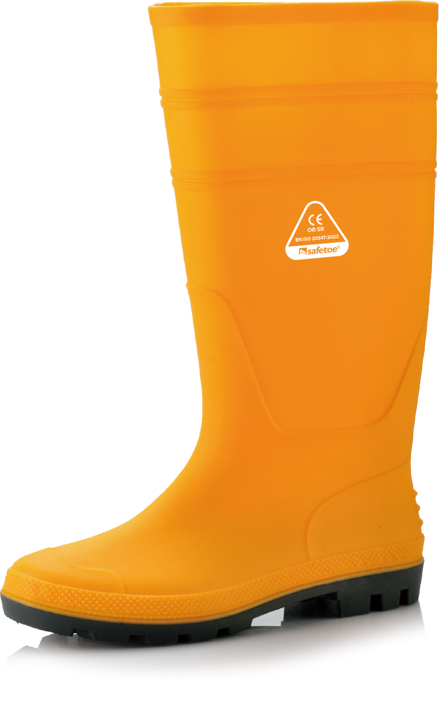 PVC Wellington Stiefel W-6036 Gelb