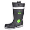 Wasserdichte S5-Stahlzehen PVC-Stiefel W-6055 Aqua Guarder