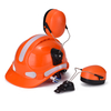  Herstellung von Ohrschützer Konstruktion Sicherheitshelm ABS CE zugelassene Sicherheitshelme W-018 Orange