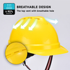 Gelbe Industriesicherheitshelm W-002