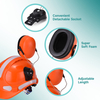 Hochwertige Ohrmuffs E-2008d Orange
