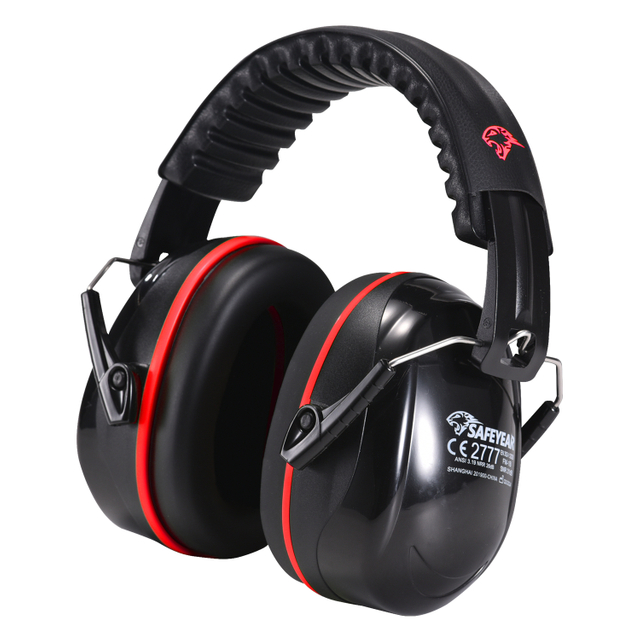 ABS Hörschutz Ohrmuffs Schutzohrmuffs Bereit fm-1b rot