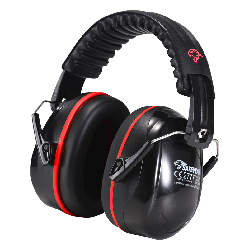 ABS Hörschutz Ohrmuffs Schutzohrmuffs Bereit fm-1b rot
