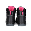 Damen-Arbeitsstiefel aus schwarzem Rindsleder mit Sicherheitsstahlkappe M-8516, glatt