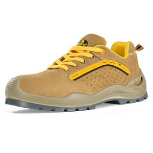 Ledersicherheitsschuhe Sommer Atmungsfreie Sicherheitsschuhe L-7296
