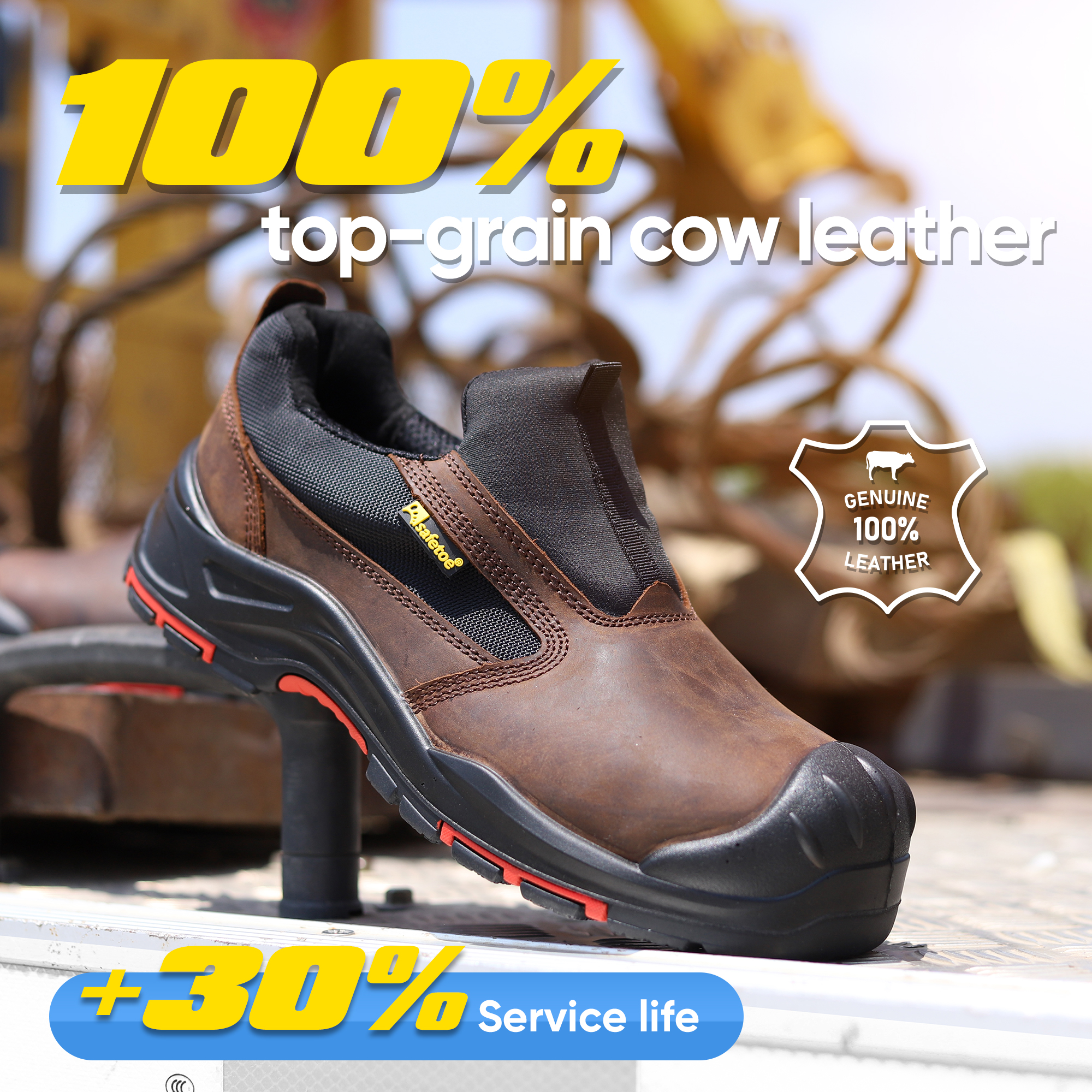 Superior Oil & Slip Resistant Metall Free Safety Work Schuhe L-7525