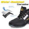 Vortigard ™ Edelstahlzehen Standort Schwarzer Schutz Arbeitsstiefel M-8027