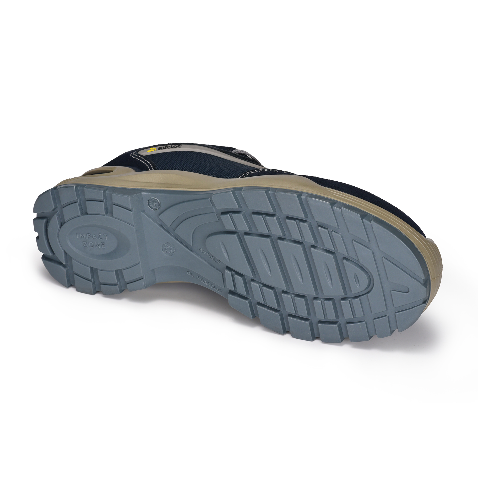 Leichtes Stahl Zehenlager & Logistik Sicherheitsschuhe L-7296 Blau