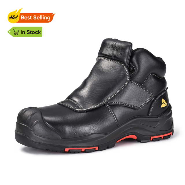 Vortigard ™ Nicht-metallische Verbundtüre-Sicherheitsarbeit Schweißstiefel für Schweißarbeiter M-8387