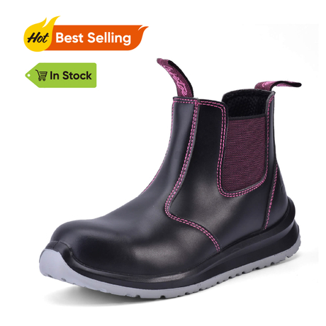 Safetoe Chelsea Slip-On-Sicherheitsstiefel für Damen M-8025F Lunawalk