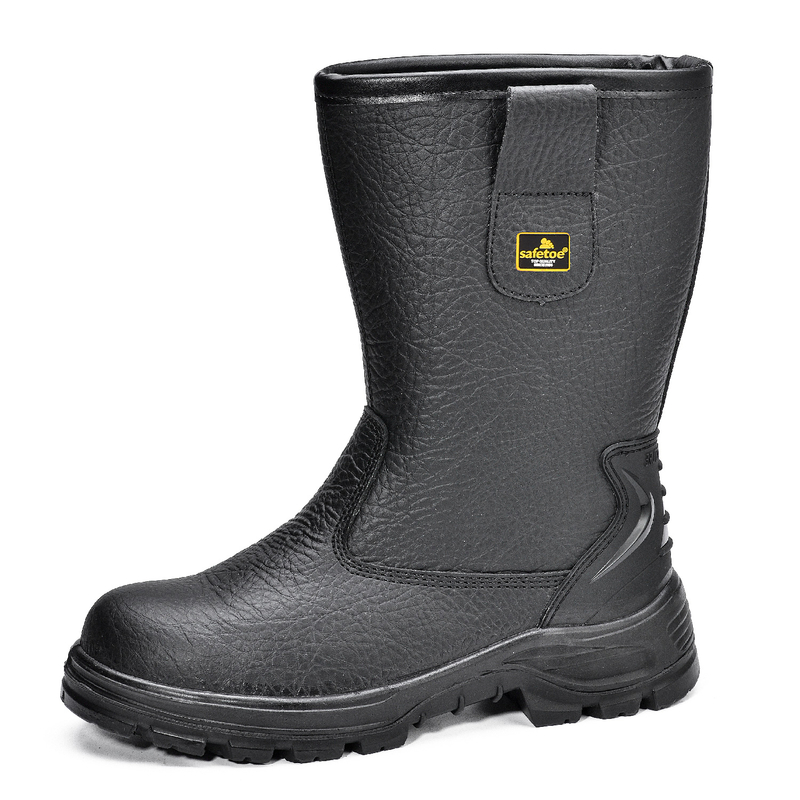  Warme Winterarbeitstiefel für Männer, die H-9430 schwarz arbeiten