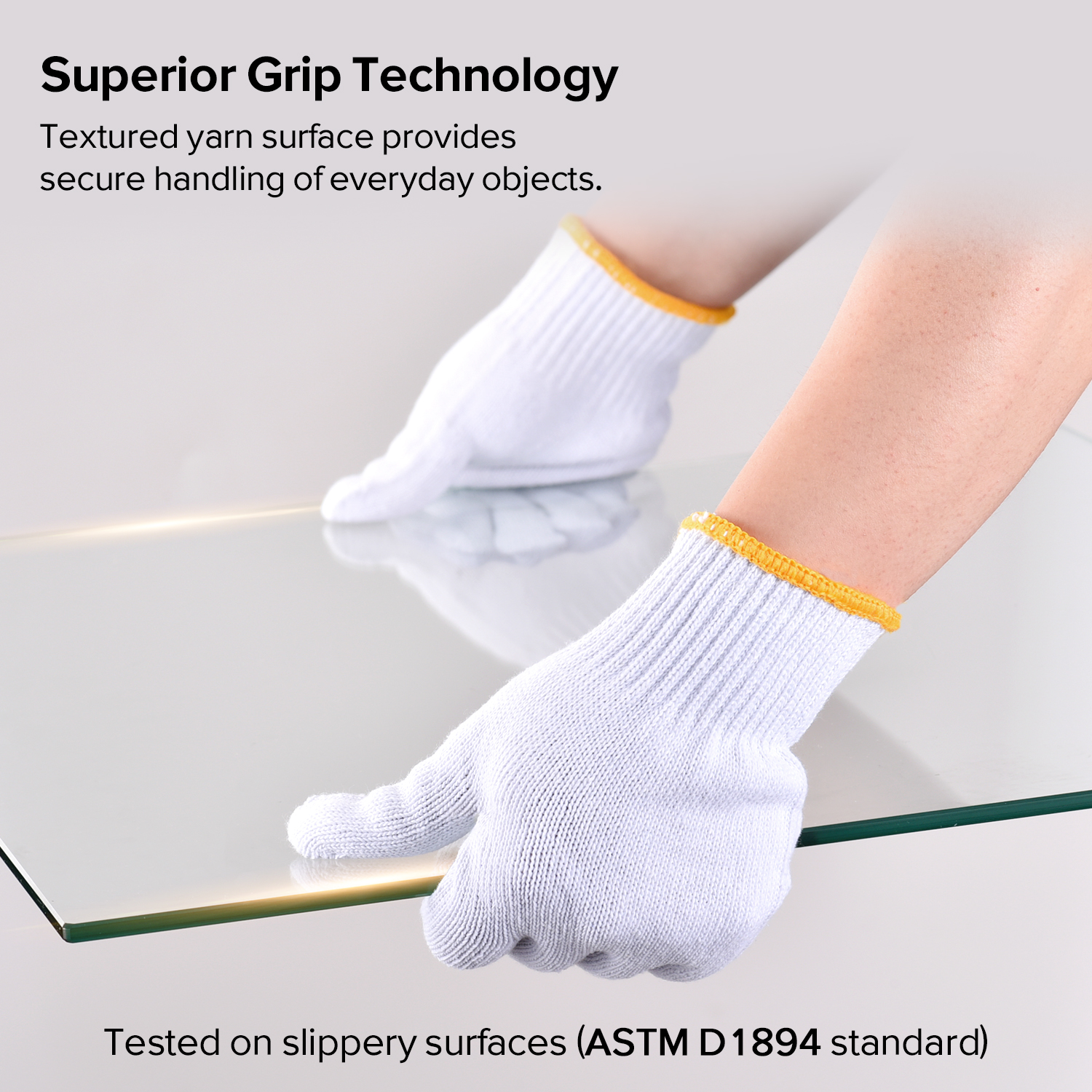 Sicherheitsarbeitshandschuhe aus Baumwolle FL-7219