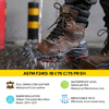 Herren warme Sicherheit Stiefel Ölfestes Arbeitsstiefel wasserdicht H-9552