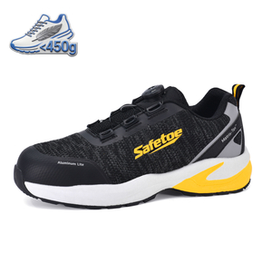 Sommer-Arbeitssicherheitsschuhe mit Aluminiumkappe, rutschfest, für Logistikarbeiter, L-7609, Gelb