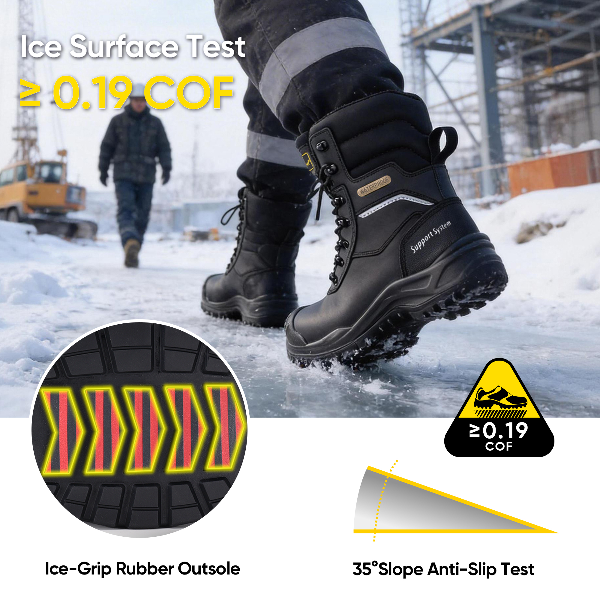 Safetoe IceGrip Arctic-Zip Winter-Sicherheitsstiefel H-9552 IceGrip