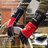 Lederschweißhandschuhe für MIG/TIG | Hitzeschutz (EN 407) FL-1023