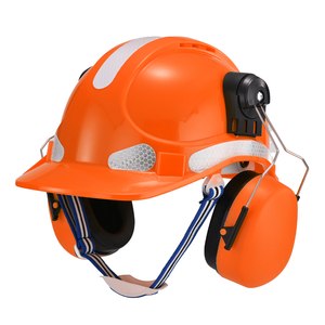  Belüfteter Schutzhelm mit Ohrenschützer-Gehörschutz