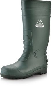 PVC-Kaugummi-Regenstiefel W-6038 Grün