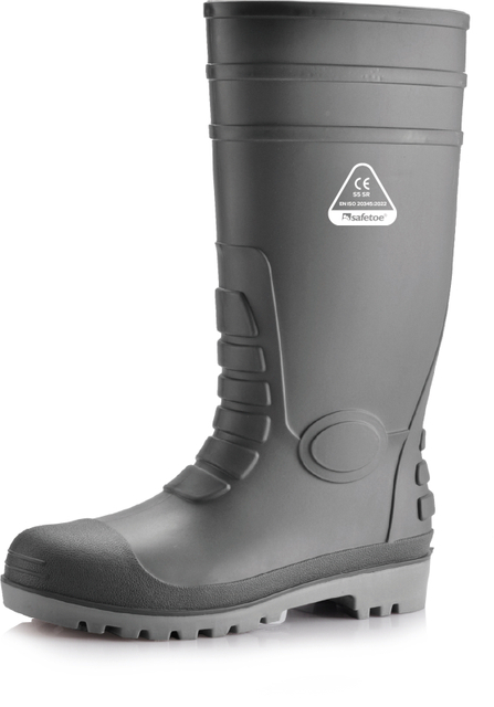 Stahlzehen Männer Regenstiefel W-6038 