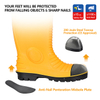 PVC Gum Stiefel wasserdicht W-6055 Gelb