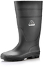 PVC-Regengummi-Stiefel W-6036 Schwarz