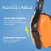 Hören schützender Ohrmuffs EM-5003 Orange