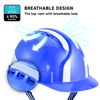 Blauer Reflexionstyp Sicherheitshelm W-036 Blau