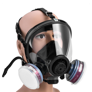 Chemikalienbeständiges Atemschutzgerät mit Filtern GM8000