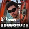 Schwarze Linsensicherheit Sonnenbrille SG002 Schwarz