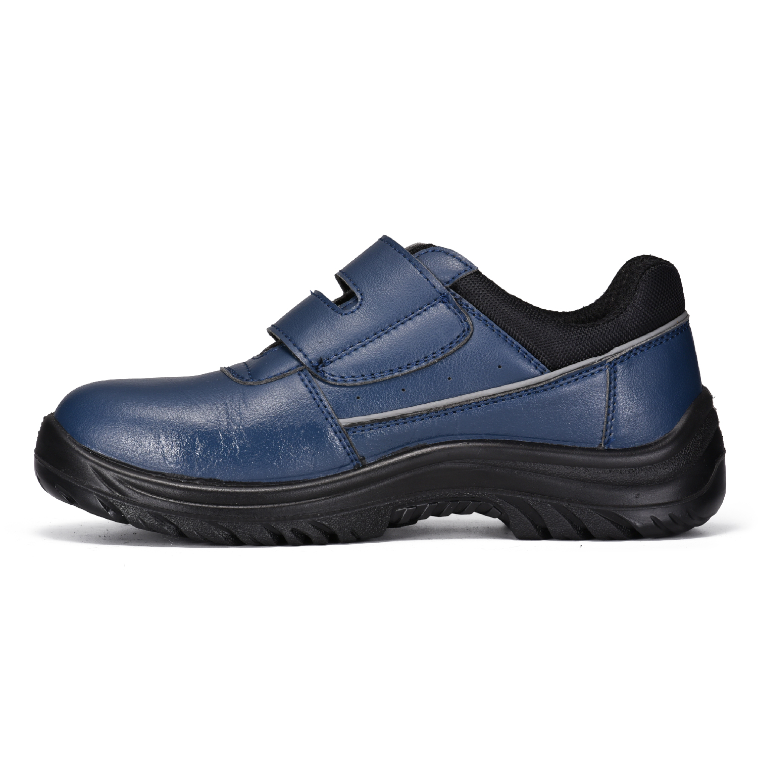 Blaue Farbe S2 ESD Leichte Micfo Faser Leder Sicherheitsschuhe L-7531