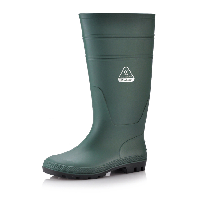 PVC Gum Regenstiefel W-6036 Grün