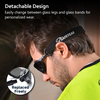 Schwarze Linsensicherheit Sonnenbrille SG002 Schwarz