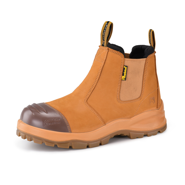 Herren rutschen auf Chelsea Work Boots M-8025NB-yeau