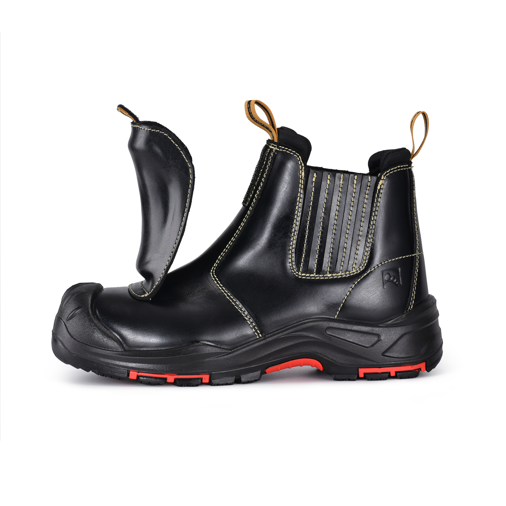 Schweißarbeitsstiefel Bergbau Sicherheitsstiefel Metall kostenlos M-8025NB MP