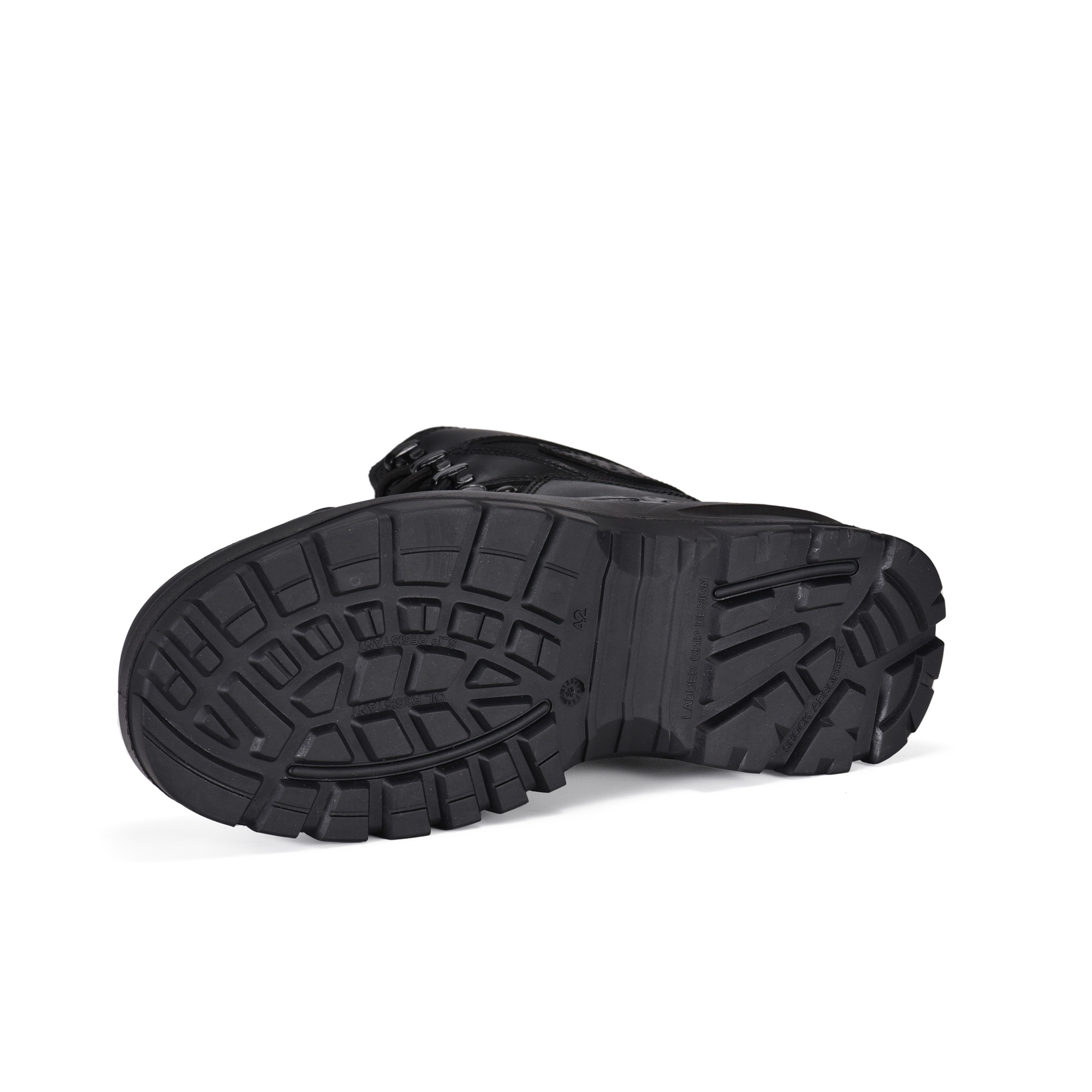 Bergbausicherheitsstiefel Verbundzehen wasserdichte Membran M-8580 Schwarz