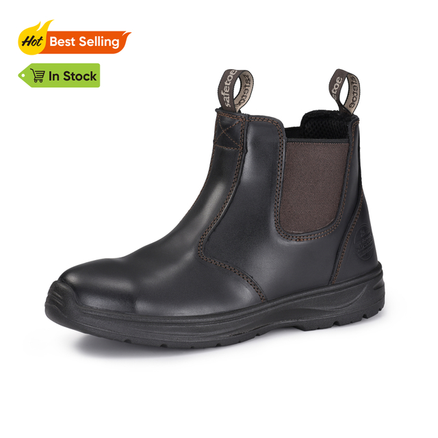 Frauen ohne Slip-Arbeitsschuhe Beste Verbundzehen Zehen ziehen Frauen Arbeitstiefel M-8025W