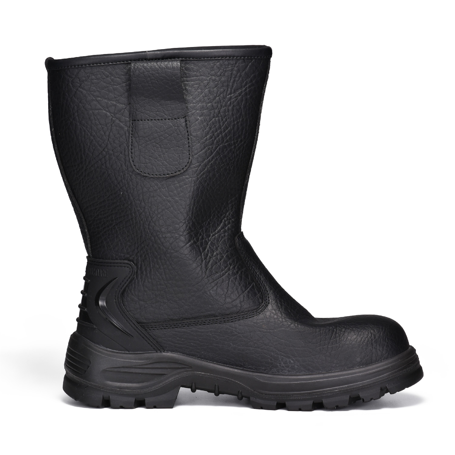  Industrie- und Baustiefel mit Stahlkappe für Herren, H-9430, Schwarz